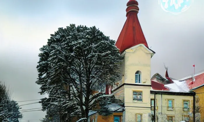 Kostel Rozeslání svatých Apoštolů (Smilovy Hory) – winter