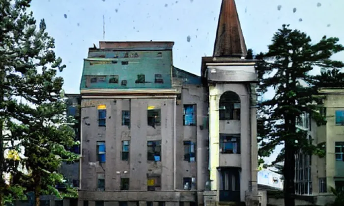 Kostel Rozeslání svatých apoštolů (Dub) – zima