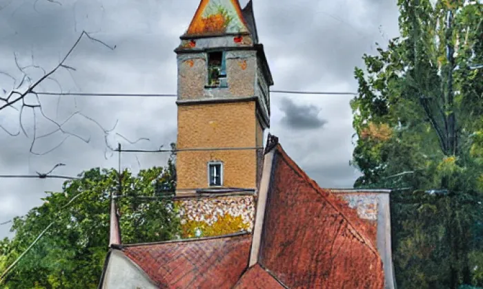 Kostel Slezské církve evangelické – autumn