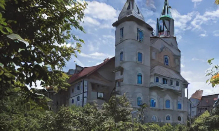 Kostel Stětí svatého Jana Křtitele (Těchlovice) – léto