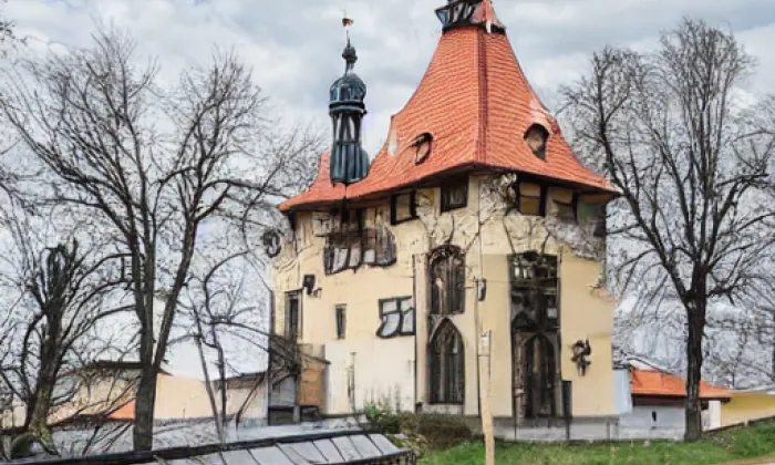 Kostel Stětí svatého Jana Křtitele (Libčeves) – winter