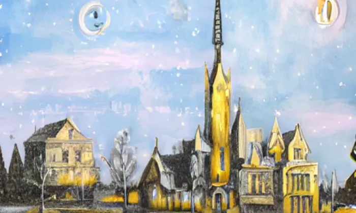 kostel sv. Jana Křtitele (Dohalice) – noc