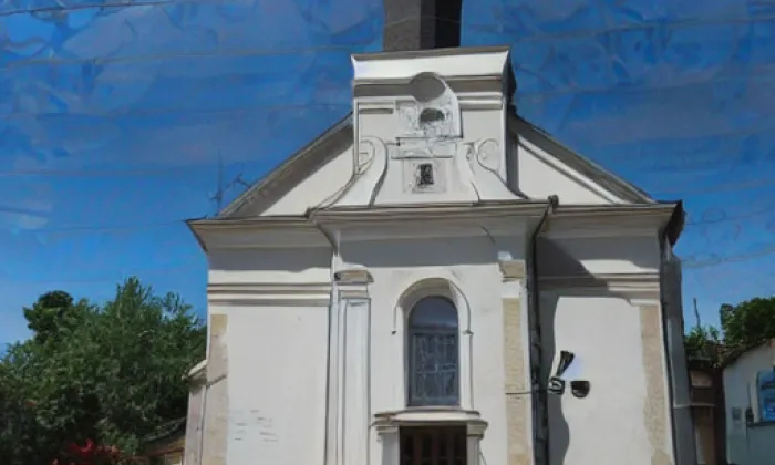 kostel sv. Jana Nepomuckého (Všemina) – akvarel