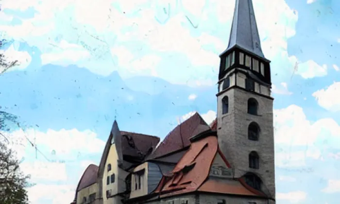 kostel sv. Jana Nepomuckého (Zálesní Lhota) – jaro