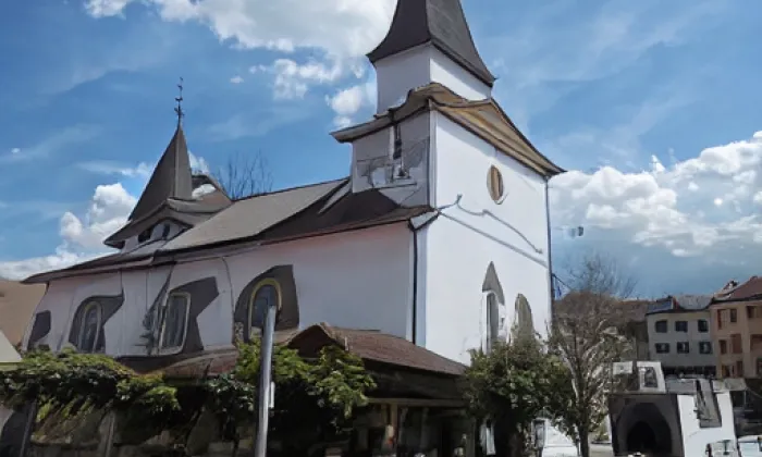 Kostel sv. Jiří (Brušperk) – podzim