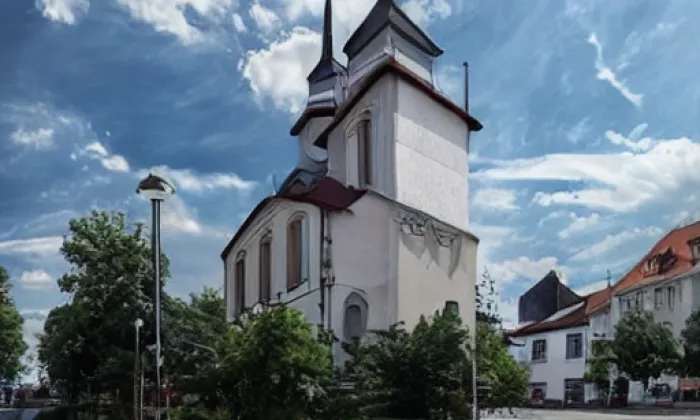 Kostel sv. Jiří (Brušperk) – noc