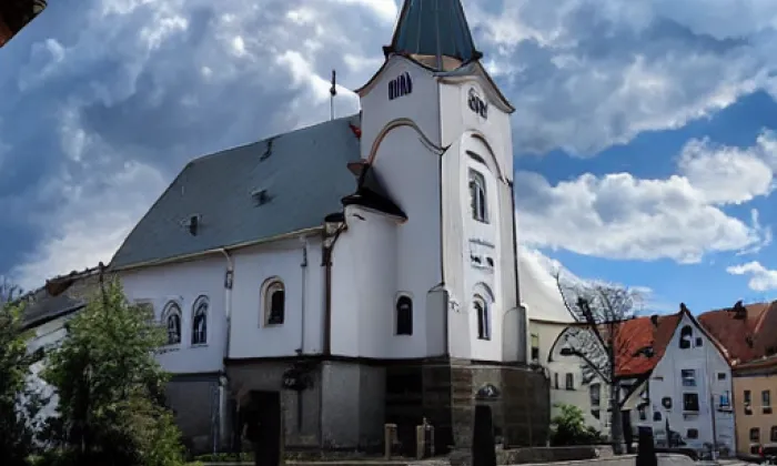 Kostel sv. Jiří (Brušperk) – jaro