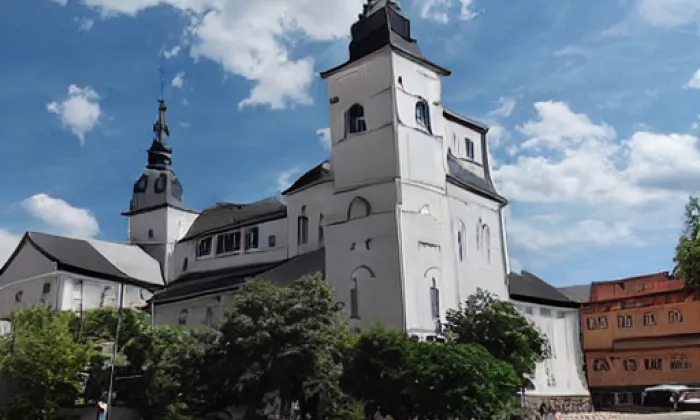 Kostel sv. Jiří (Brušperk) – zima