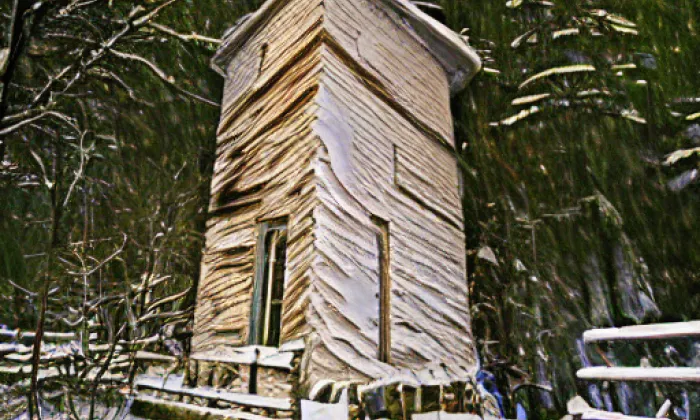 kostel sv. Jiří (Nemanice) – winter