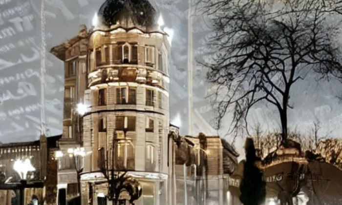 kostel sv. Matouše – noc