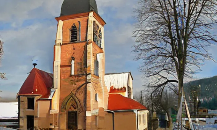 kostel sv. Matouše – winter