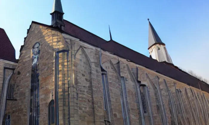 Kostel svaté Alžběty (Znojmo) – noc