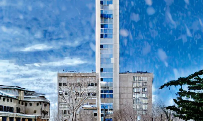 Kostel svaté Alžběty Durynské (Praha) – winter