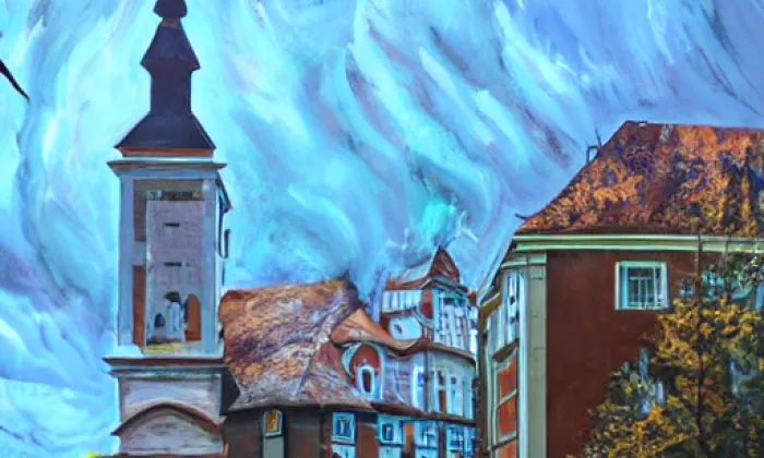 kostel svaté Alžběty Durynské (Vnorovy) – autumn