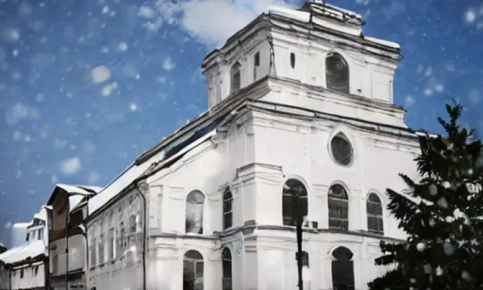 kostel svaté Anny (České Budějovice 1) – winter