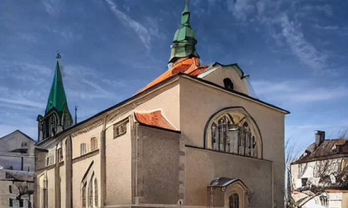 Kostel svaté Anny (Žižkov) – jaro