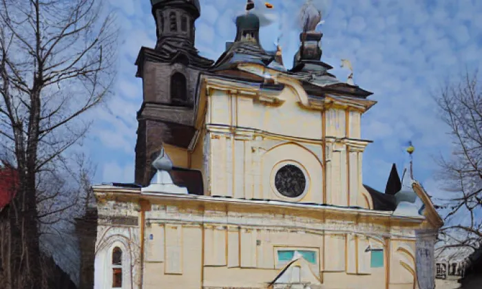 kostel svaté Anny (Žireč) – winter