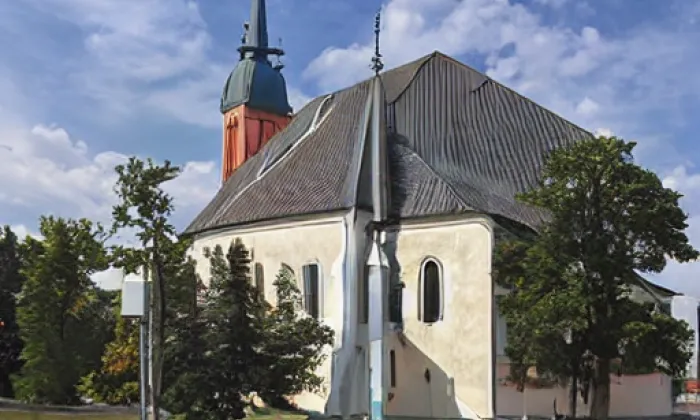 Kostel svaté Anny (Boží Dar) – akvarel