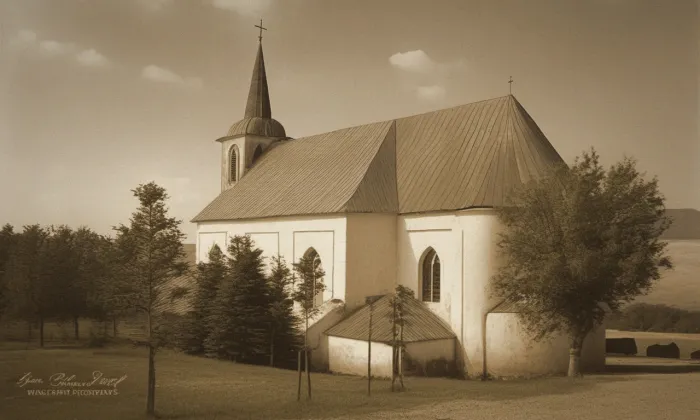 Kostel svaté Anny (Boží Dar) – historická rekonstrukce