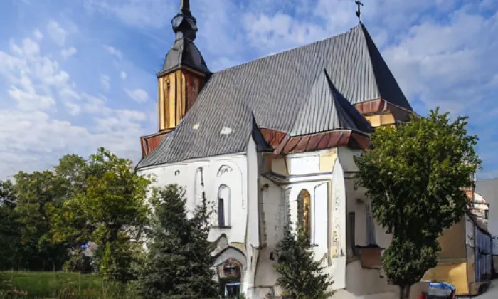 Kostel svaté Anny (Boží Dar) – zima