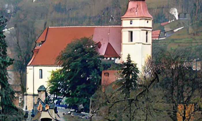 Kostel svaté Anny (Bořetice) – jaro