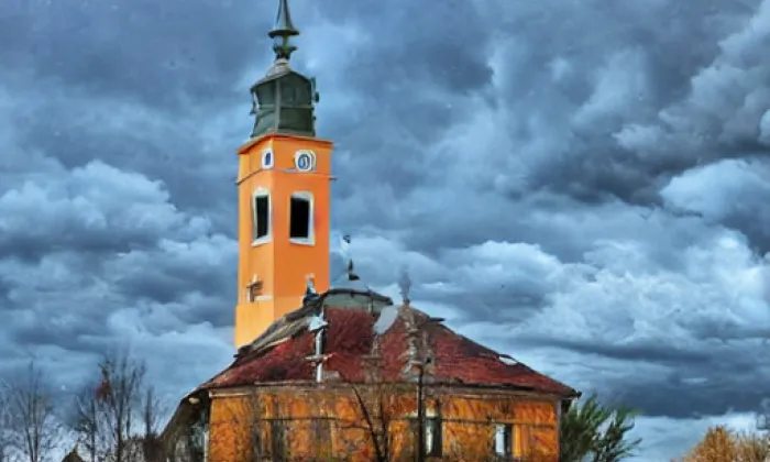 Kostel svaté Anny (Hoštejn) – autumn