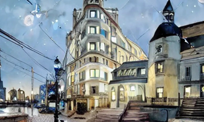 kostel svaté Anny (Holešov) – noc