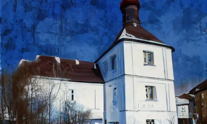 Kostel svaté Anny (Jedlka) – winter