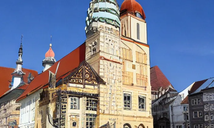 Kostel svaté Anny (Kukleny) – podzim