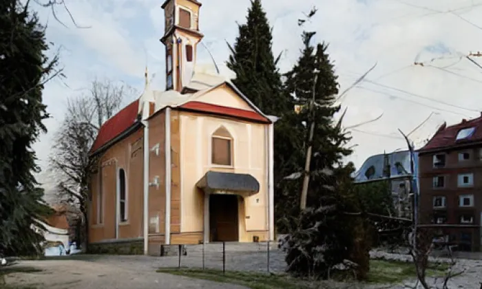 kostel svaté Anny (Kvítkovice) – podzim