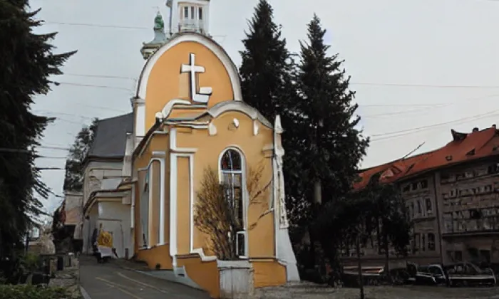 kostel svaté Anny (Kvítkovice) – jaro