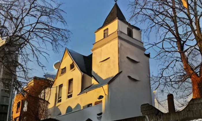 Kostel svaté Anny (Libínské Sedlo) – zima