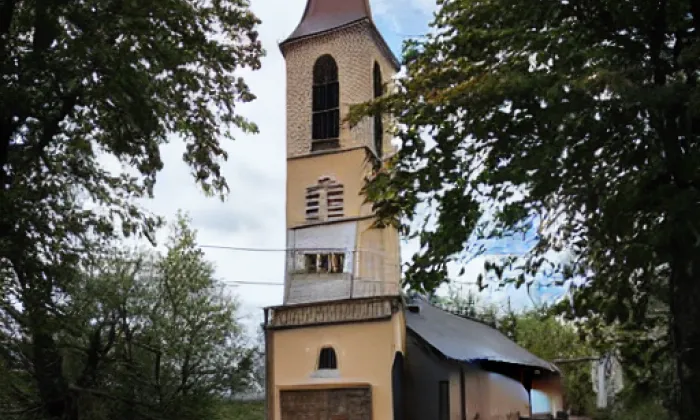 Kostel svaté Anny (Palič) – winter
