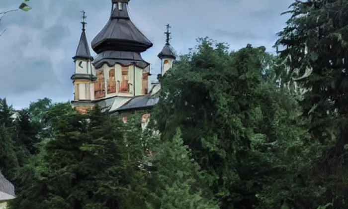 Kostel svaté Anny (Prostřední Staré Buky) – zima