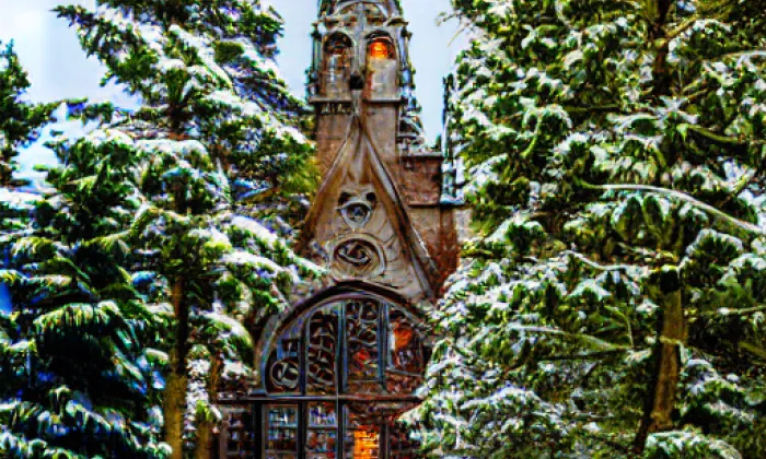Kostel svaté Anny (Rožnov pod Radhoštěm) – winter