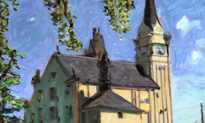 Kostel svaté Anny (Rychvald) – jaro