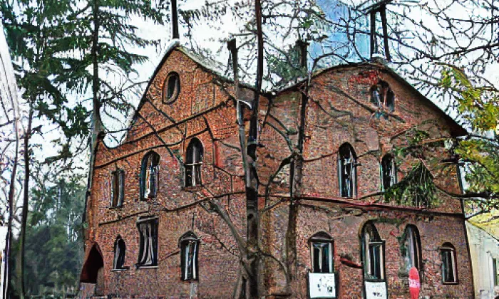 kostel svaté Anny (Smrček) – zima