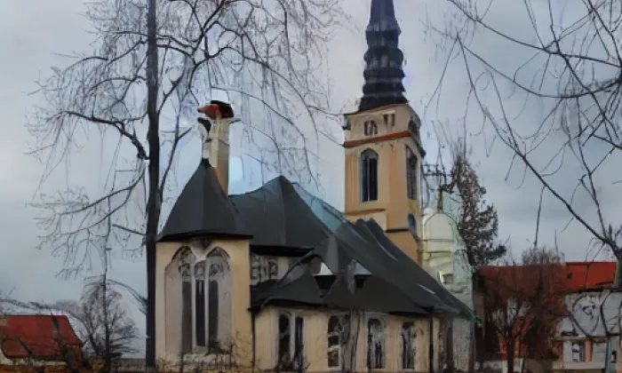 Kostel svaté Anny (Staré Město) – jaro