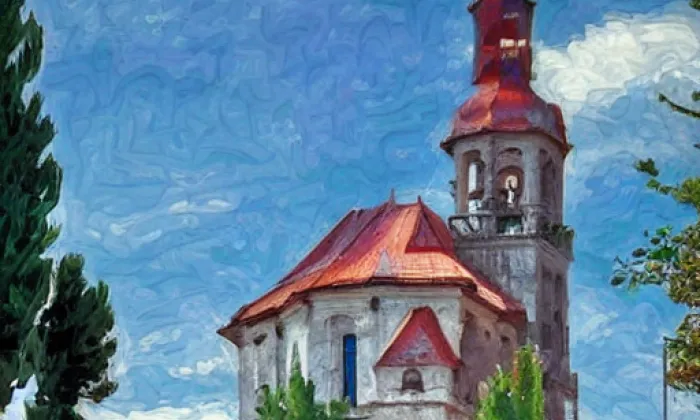 Kostel svaté Anny (Vižňov) – spring
