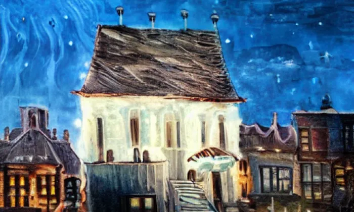 Kostel svaté Anny v Telči – noc