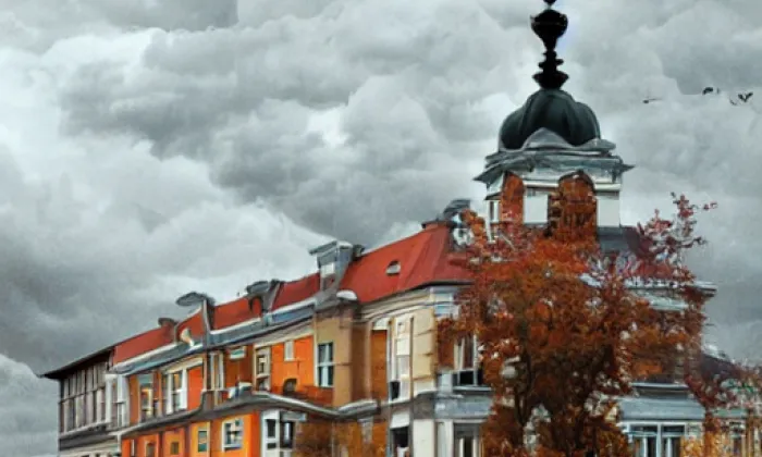 Kostel svaté Anny ve Verneřicích – autumn