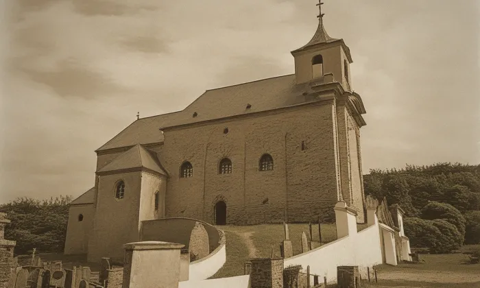 Kostel svaté Barbory (Manětín) – historická rekonstrukce