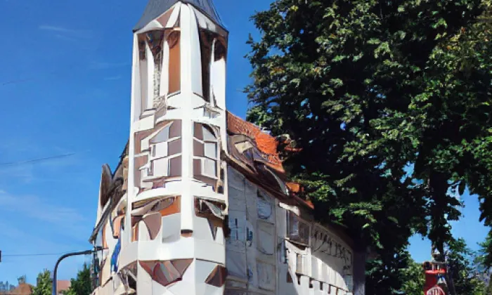 kostel svaté Barbory (Pyšel) – podzim