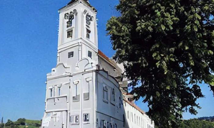 kostel svaté Barbory (Pyšel) – zima