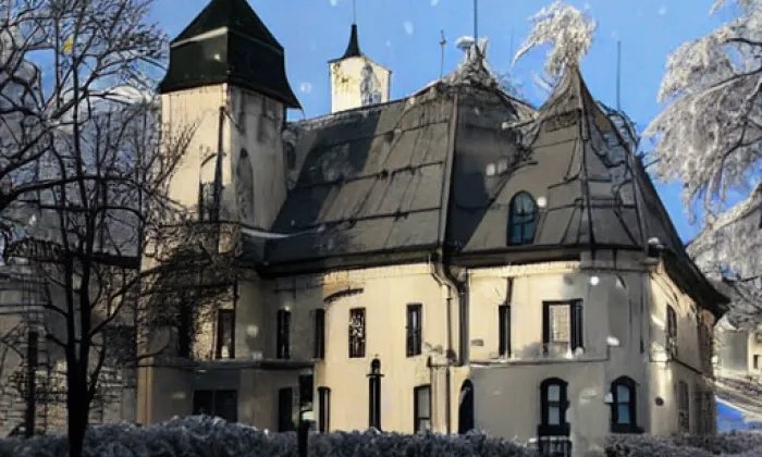 Kostel svaté Barbory (Zábřeh) – winter