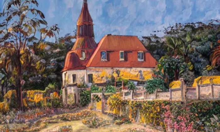 Kostel svaté Barbory (Zahrádky) – summer