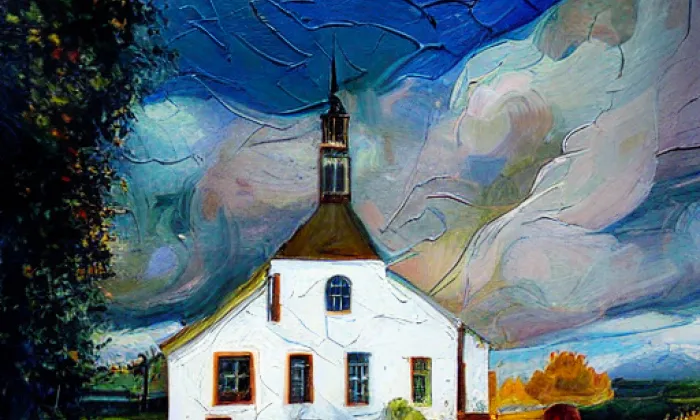 Kostel svaté Kateřiny (Čechtice) – autumn