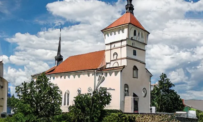 Kostel svaté Kateřiny (České Meziříčí) – podzim