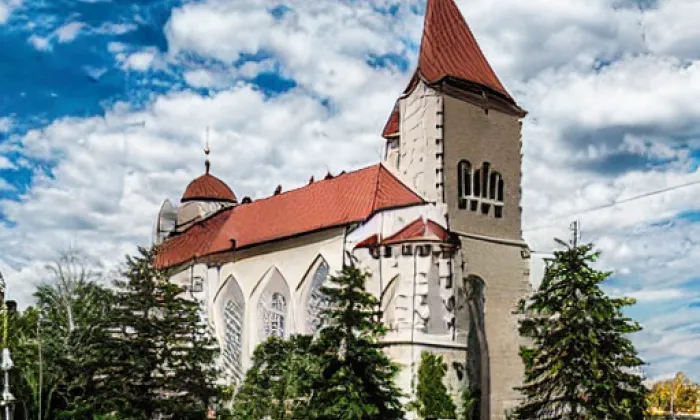 Kostel svaté Kateřiny (České Meziříčí) – léto