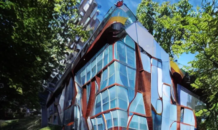 Kostel svaté Kateřiny (Štramberk) – akvarel